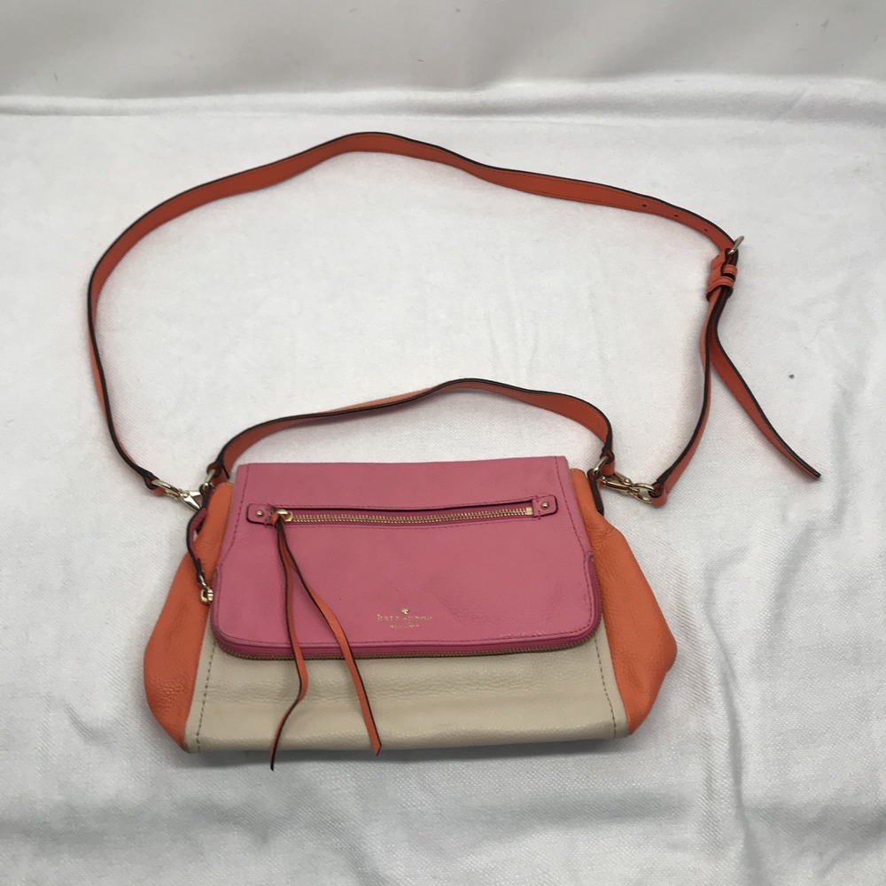 Kate Spade Pebbled Leather Crossbody Cobble Hill Toddy Handbag Bag leather purse